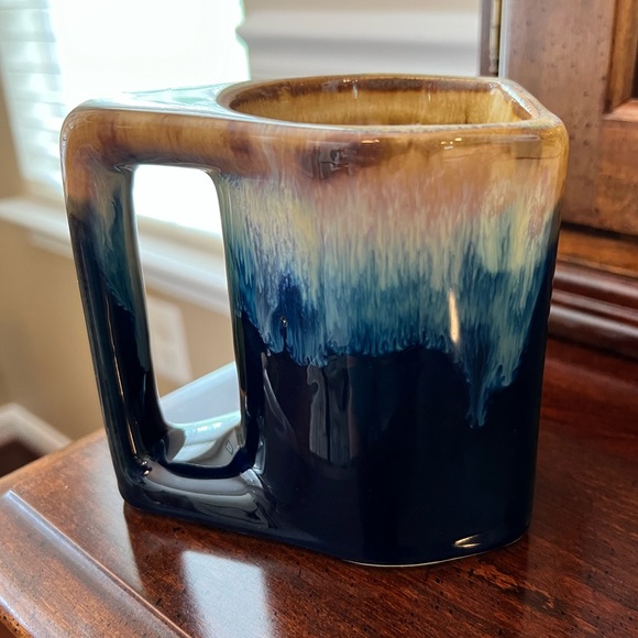 Beautiful Handcrafted Coffee Mug - Unique Shape (Made in Mexico) - Picture 1 of 5